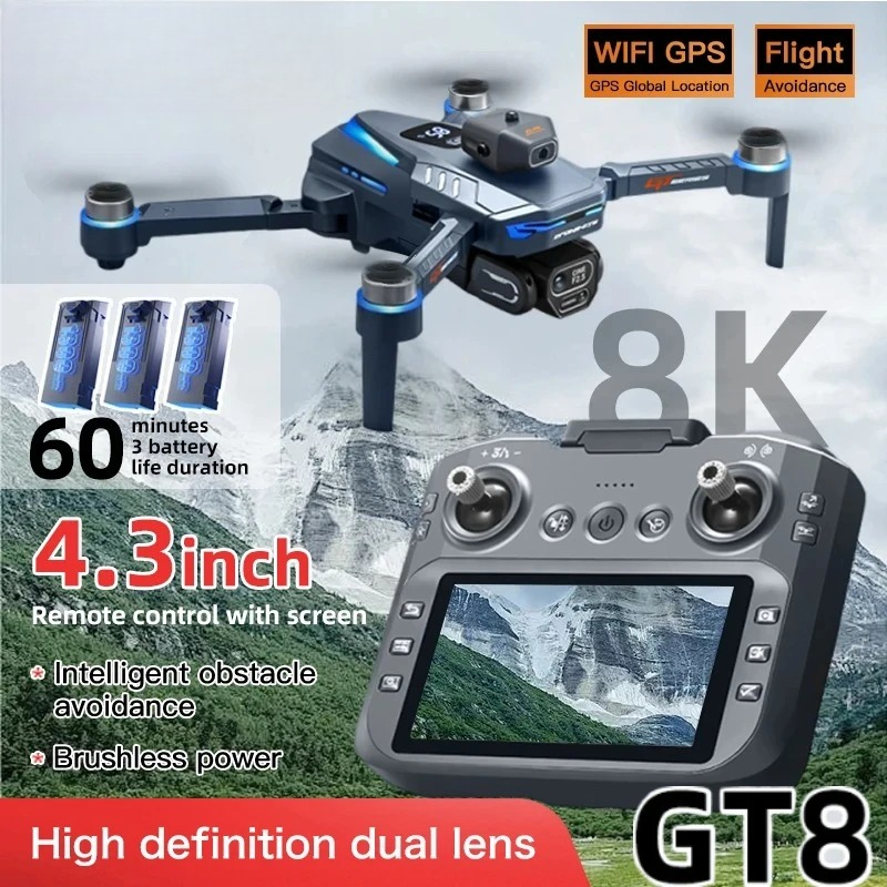 Drone Surveying - Drone Original GT8 8K Profissional com