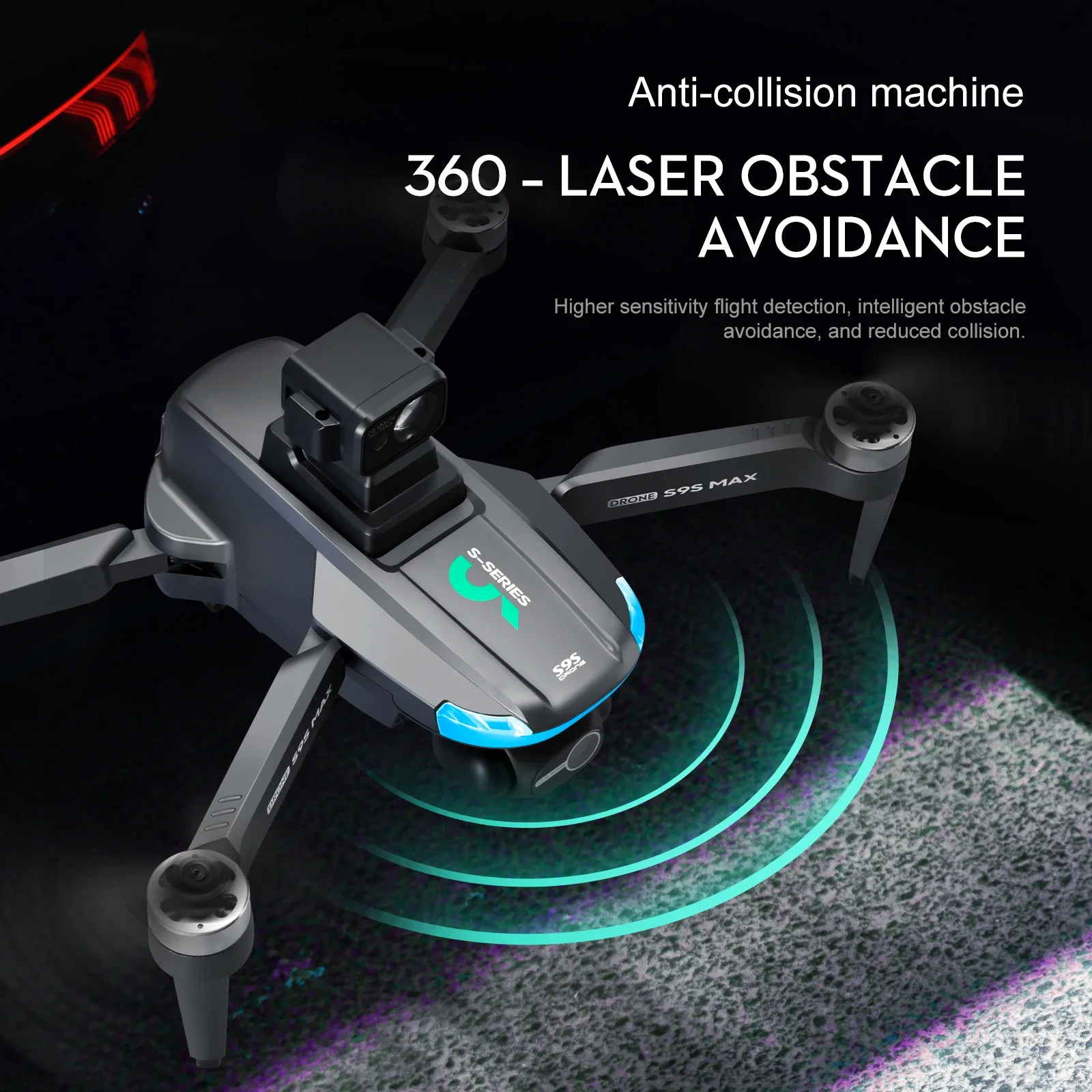 Novo s9s max mini drone 4k 2 e - Drone Mapping avaliação e preço