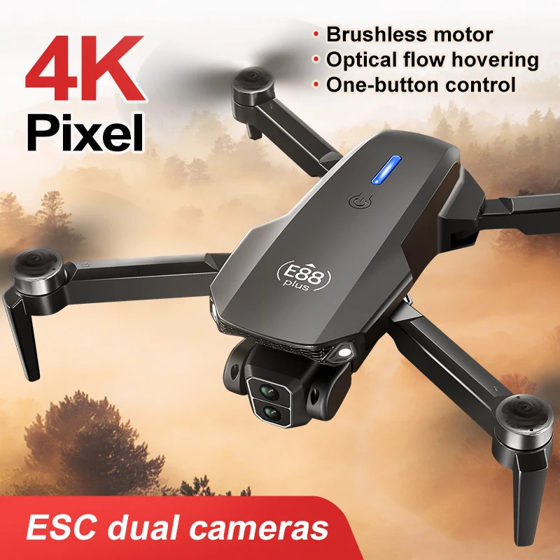 Novo drone quadricóptero E88 P - Drone Aerial Photography avaliação e preço